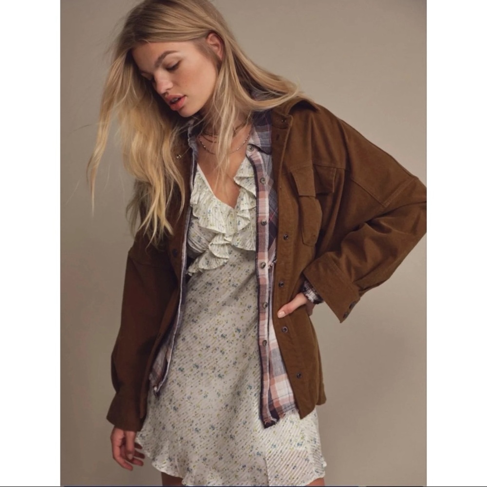 Free People We The Free Clyde Shirt/Utility Jacket